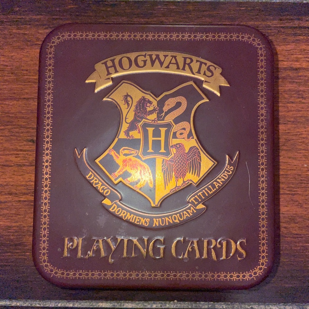 Harry Potter Hogwarts playing cards